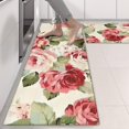 thumbnail image 2 of Kitchen Rugs Sets Of 2,Pioneer Flower Floral Print Pattern Anti Fatigue Kitchen Mat Rugs Non Slip Washable,Decorative Kitchen Floor Mats for Kitchen,Sink,Laundry,17"X47", 2 of 5