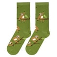 thumbnail image 6 of Cool Socks Sloths Fun Print Novelty Crew Socks for Women, Size 5-10, 6 of 6