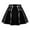 A-Black281, variant on XIAONU Women's Patent Leather Pleated Mini Skirt High-Waist Shiny Skirt Edgy Stylish Party Daily Wear