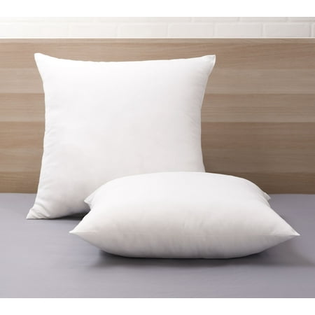 Classic Machine Washable Euro Pillow Set Of 2 Walmart Com