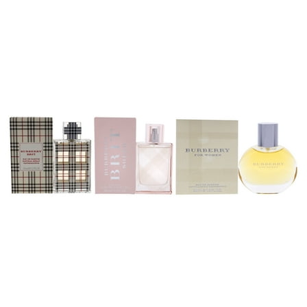 Burberry Burberry Fragrance 3 Pc Kit - 1.7oz Burberry EDP Spray, 1.6oz Burberry Brit Sheer EDT Spray, 1.7oz Burberry Brit EDP Spray