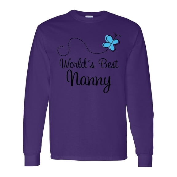 Inktastic Nanny Long Sleeve T-Shirt