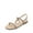 NUDE, variant on Women's Rhinestone Sandals Open Toe Casual Dressy Sparkly Comfortable Flat Summer Shoes