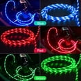 thumbnail image 7 of 3-Pack USB C Charger Cable, LED Light Up USB A to USB C Cable 3A Fast Charging Type C Cord for Most Type C Device (3.3ft,Blue+Red+Green), 7 of 7