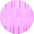 thumbnail image 1 of Ahgly Company Indoor Round Abstract Purple Contemporary Area Rugs, 8' Round, 1 of 4