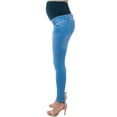 thumbnail image 3 of Pantalon de Maternidad Almacenes Mario 3001 Azul Claro C/Parche Alto, 3 of 3