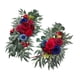 thumbnail image 4 of Guirnaldas Florales Macarena para arcos de boda Paquete de 2 Decoración Fl rojo azul, 4 of 8