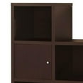 thumbnail image 2 of Spencer Bookcase with Cube Storage Compartments Cappuccino, 2 of 6