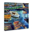 thumbnail image 4 of Stupell Industries Boat Marina Abstraction Transportation Painting Wrapped Canvas Art Print Wall Art, 17 x 17, 4 of 8