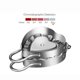 thumbnail image 4 of ZHAOCHENG piezas de los mejores utensilios de acero inoxidable Empanada Press Ravioli Mold Pierogi Dumpling Maker Wrapper Pastelería Cortador de masa Accesorios de cocina, artefacto creativo de bola d, 4 of 5