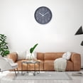 thumbnail image 4 of Small Wall Clock 8 Inch Gray Wall Clocks Silent Non-Ticking for Bedroom Bathroom Kitchen, 4 of 7