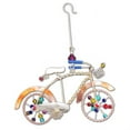thumbnail image 2 of Vintage Bicycle Metal Christmas Tree Ornament 4.5 Inch Fair Trade Multicolor, 2 of 2
