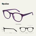 thumbnail image 2 of OPULIZE Unisex's Blue Light Reading Glasses 2 Pack, 2 of 6