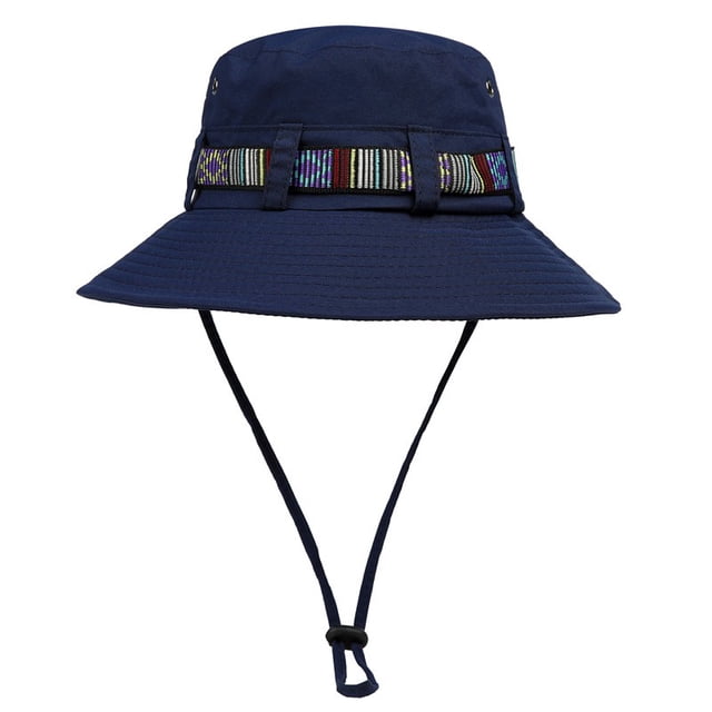 Sombreros de Sol para Mujeres Vintage Estilo Occidental Sombrero de Sol Protector Solar Respirable Sombrero de Cuerda Ajustable