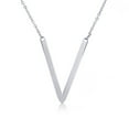 thumbnail image 3 of vonky Collier Simple pour Femmes Design Simple Filles Pendentif Lettre Acier Inoxydable Acier Inoxydable Collier Lettre pour Femmes Acier Fête Rendez-Vous Chaîne de Cou Bijoux, 3 of 7