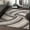 Grey, variant on Well Woven San Francisco Ucci Blue Modern Geometric Stripes 5'3" x 7'3" Shag 3D Textured Area Rug