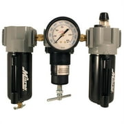 Milton 1102M 0.5 in. NPT Deluxe Metal FRL Trio