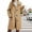 Khaki, variant on Girls Trench Coat Wool Blend Dress Coat Jacket Single 𝖡reasted Winter Windbreaker Overcoat Kids 5-14 Years Casual Outerwear Warm Coat Parka Snowsuit
