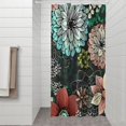 thumbnail image 2 of Pioneer Flower Floral Print Pattern Shower Curtain 36"x72" ,Bathroom Decorative Shower Curtains Set with 12 Hooks,Modern Waterproof Washable Shower Curtain, 2 of 6