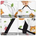 thumbnail image 6 of Multicolor Cat and Yarn White Pattern Teens Toddler Nap Mat with Pillow, Sleeping Mat Bag for Preschool Daycare 59"x22", 6 of 6