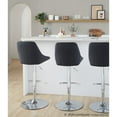 thumbnail image 4 of LumiSource Diana Adjustable Barstool - Set of 2, 4 of 10