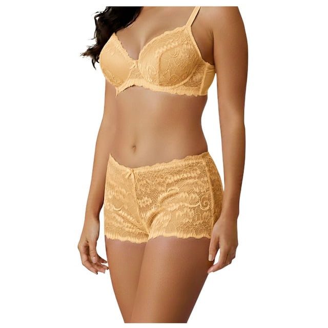 Conjunto De Brasier Y Cachetero De Encaje