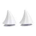 thumbnail image 2 of Motorcycle Helmet Devil Horns with Suction Cup Mount, Detachable Durable Horn Attachments for Bike Helmets, Non-Permanent Adhesive Decor White, 2 of 3