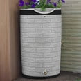 thumbnail image 5 of Good Ideas IMP-D50-DR-RED 50 gal Impressions Downton Rain Saver Darkened Ribs, Red Brick, 5 of 5