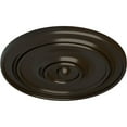 thumbnail image 3 of 54"OD x 4 7/8"P Large Classic Ceiling Medallion (Fits Canopies up to 13 1/2"), Hand-Painted Stone Hearth, 3 of 6