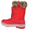 thumbnail image 4 of Women's Journee Collection North Waterproof Duck Boot Red Manmade 11 M, 4 of 4