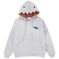 thumbnail image 7 of Unisex Shark Tooth Hoodie Pullover Loose Long Sleeve Oversized Hooded Sweatshirt for Men Women Cute Streetwear Tops with Pocket S‑XXL, 7 of 7