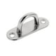 thumbnail image 2 of Placa de ojo rectangular, herrajes náuticos con argolla, acero inoxidable 304 de alta resistencia 6mm, 2 of 7