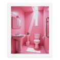 thumbnail image 5 of Paint By Numbers Kit for Adults Beginner - DIY Pink Bathroom Interior Design Canvas Painting Kits for Adults, Frameless Paint By Number for Adults for Home Wall Decor 16x20 Inch, 5 of 7