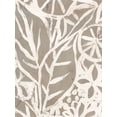 thumbnail image 2 of Vess, June Erica 15x18 White Modern Wood Framed Museum Art Print Titled - Mudcloth Foliage I, 2 of 4