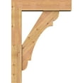 thumbnail image 3 of Ekena Millwork 7 1/2"W x 32"D x 44"H Olympic Block Smooth Bracket w/ Offset Brace, Western Red Cedar, 3 of 25
