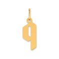 thumbnail image 1 of Diamond2Deal 14K Yellow Gold Lowercase Letter Q Initial Pendant for Women, 1 of 3