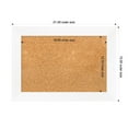 thumbnail image 2 of Amanti Art Natural Cork Board Framed Cabinet White Narrow Bulletin Board 21 in. x 15 in., 2 of 7