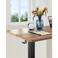 thumbnail image 5 of 55"x28" Electric Standing Desk, Height Adjustable Desk Maximum Weight 176 lbs, Home Office Computer Standing Desk Workstation(Espresso), 5 of 8