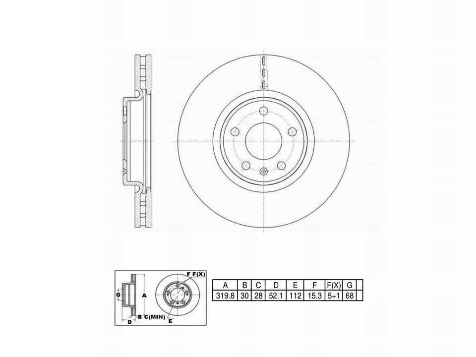 Winstop Brake Rotor, Front WS249023, Audi A4 2016-2012