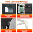 thumbnail image 7 of MUCHANT 9 Levels Portable Steam Sauna, 2- Person Indoor Sauna Box with Remote Control for Home, Easy to Install Steam Sauna, Black(48.8"x35.8"x74.8"), 7 of 7