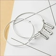 thumbnail image 4 of Minnieouse Dijes de llavero DIY Charm Decor Accesorio de joyería Palabras inspiradoras Colgante de aleación pequeña para artesanías Plata 100 piezas Type2 NO2 Minnieouse AP009434-04, 4 of 4