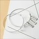 thumbnail image 2 of Guardurnaity Dijes de llavero exquisitas letras creativas accesorio de joyería decoraciones colgantes hacer colgante de adorno para artesanías Ropa, zapatos y accesorios Miscelánea Plata 120 Stück Guardurnaity AP009434-05, 2 of 4