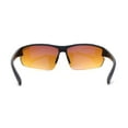 thumbnail image 4 of Xloop HD Driving Lens Mens Sport Wrap Around Half Rim Sunglasses Carbon Fiber, 4 of 4