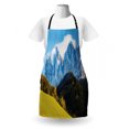 thumbnail image 3 of Landscape Apron, Sunny Meadow Hills View Outdoor Santa Magdalena Village Peaceful Rural Scene, Unisex Kitchen Bib with Adjustable Neck for Cooking Gardening, Adult Size, Multicolor, by Ambesonne, 3 of 4