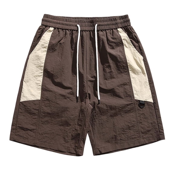 ibiyuan Mens Shorts Baggy Sweat Shorts Mens Gym Shorts Chinos Short Elastic Waist Drawstring Athletic Shorts Straight Basketball Shorts Casual Mens Summer Beach Shorts