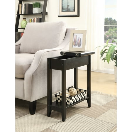 Convenience Concepts American Heritage Flip Top End Table, Multiple