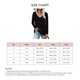 thumbnail image 5 of Sudadera con cuello en V a rayas y manga larga con abertura lateral para mujer, informal, holgada, para oficina, negro, XXL, 5 of 5