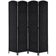 thumbnail image 1 of HOMCOM 4 Panel Folding Room Divider Privacy Screen Indoor Home Decoration, 1 of 10