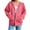 Hot Pink#womens full zip hoodie, variant on yardsong Womens Full Zip Hoodies Oversized Sweatshirts 2025 Preppy Long Sleeve Casual Lightweight Y2K Hooded Track Jacket Light Blue,M