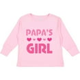 thumbnail image 3 of Inktastic Papas Girl Granddaughter Girls Long Sleeve Toddler T-Shirt, 3 of 5